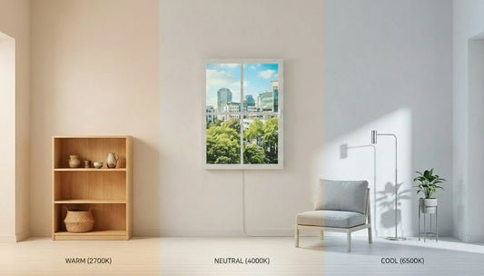 Natural Light Color Temperature Explained: 2700K vs 4000K vs 6500K